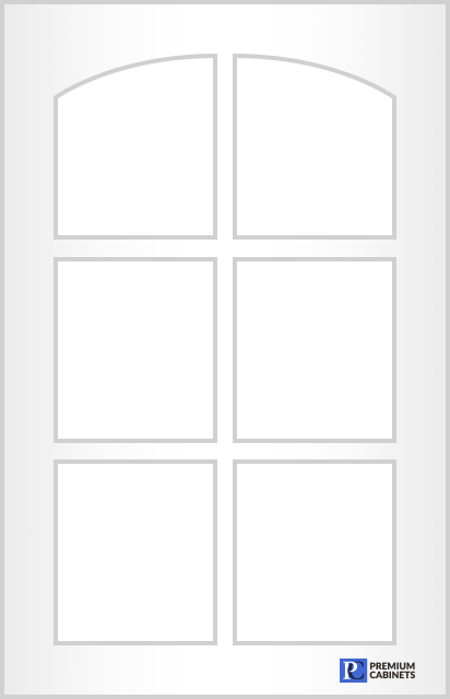premium-cabinets-mullion-options-eyebrow-6-pane-mp-06 Eyebrow 6 Pane – MP-06
